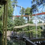 Hochseilgarten für Erwachsene und Wackelbrücke im Hansapark